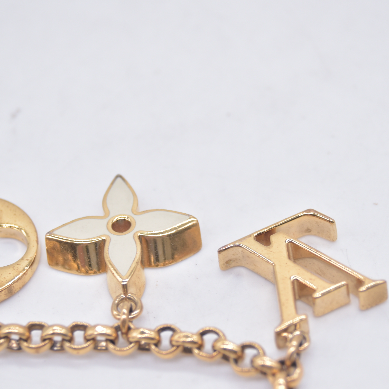 $675 2014 Louis Vuitton Fleur De Monogram Bag Charm DR0154 10020756