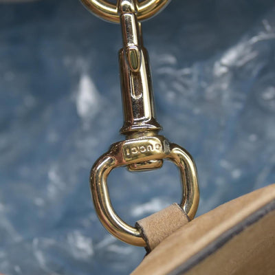 Gucci Pebbled Calfskin Large Soho Chain Shoulder Bag Nude