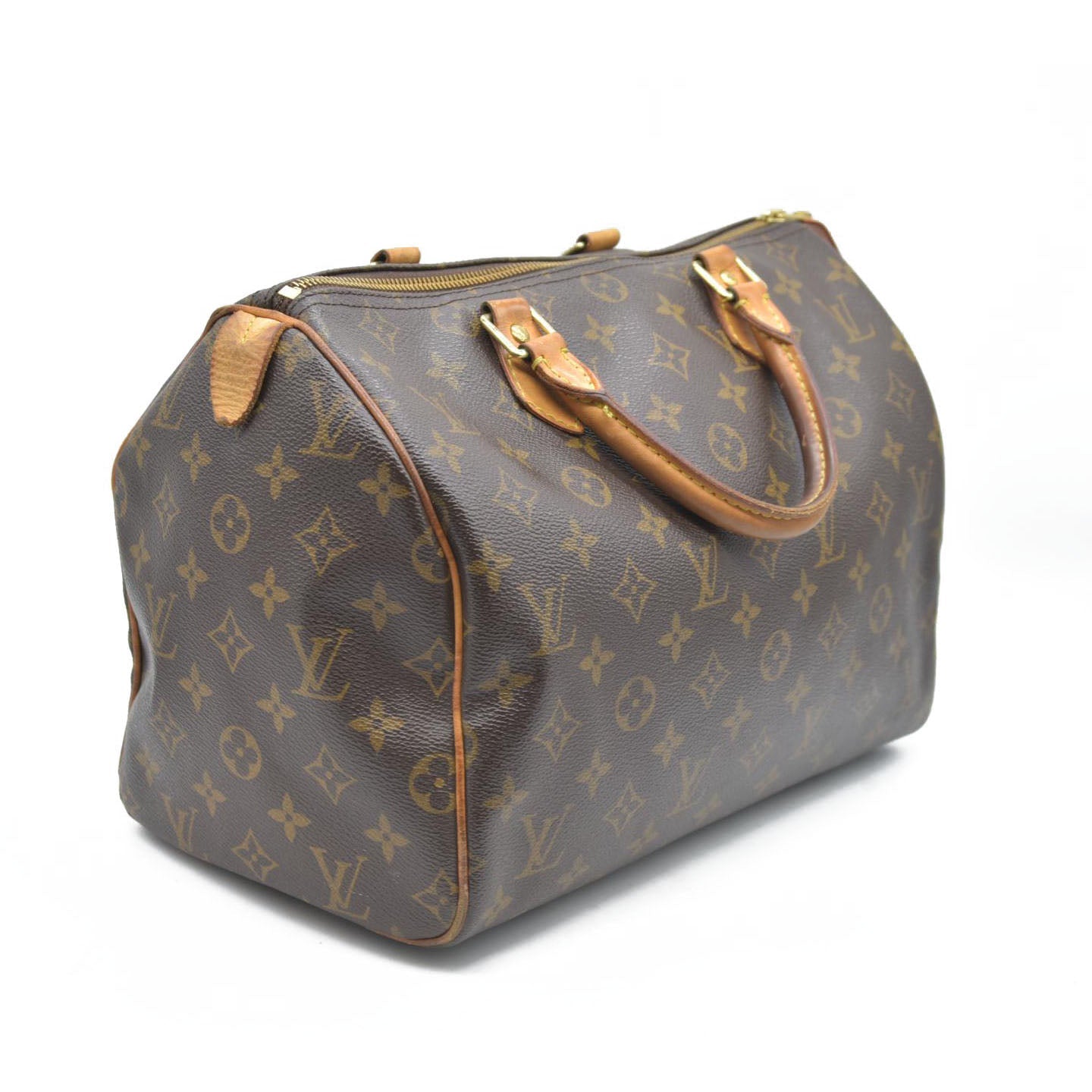 $1730 Louis Vuitton  Monogram Speedy 35 SD1007