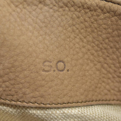 Gucci Pebbled Calfskin Large Soho Chain Shoulder Bag Nude