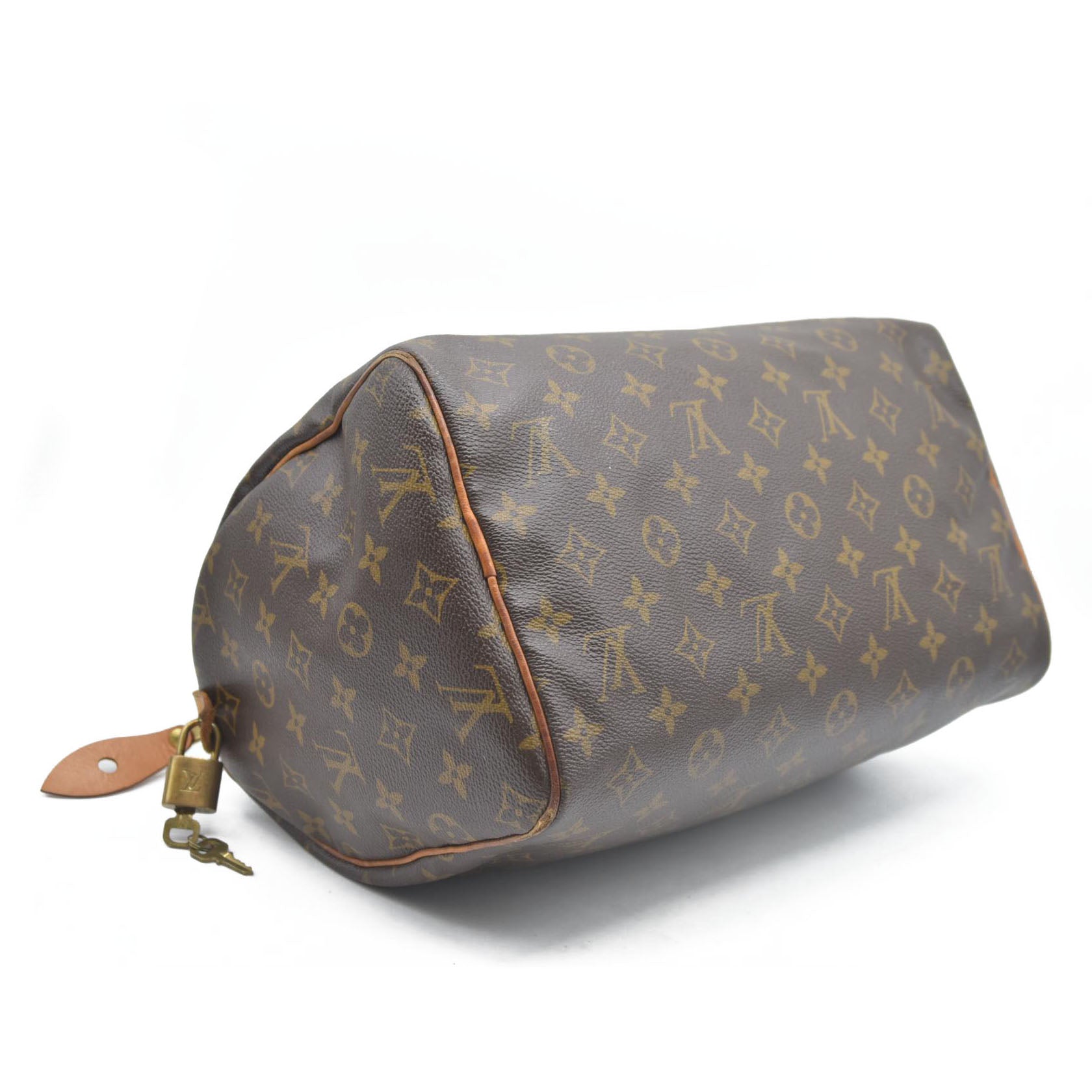 $1730 Louis Vuitton  Monogram Speedy 35 SD1007