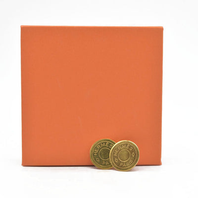 Hermes Bijouterie Fantaisie Earrings Gold