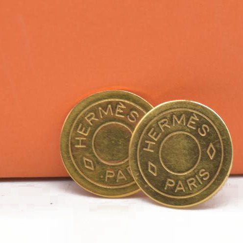 Hermes Bijouterie Fantaisie Earrings Gold