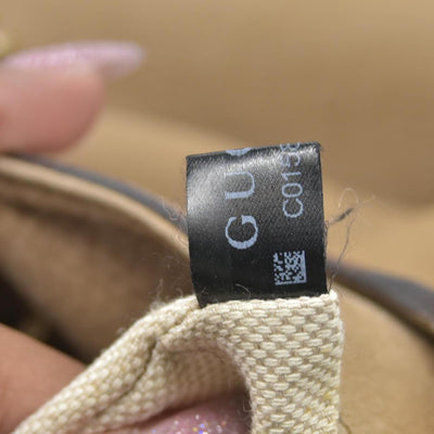 Gucci Pebbled Calfskin Large Soho Chain Shoulder Bag Nude