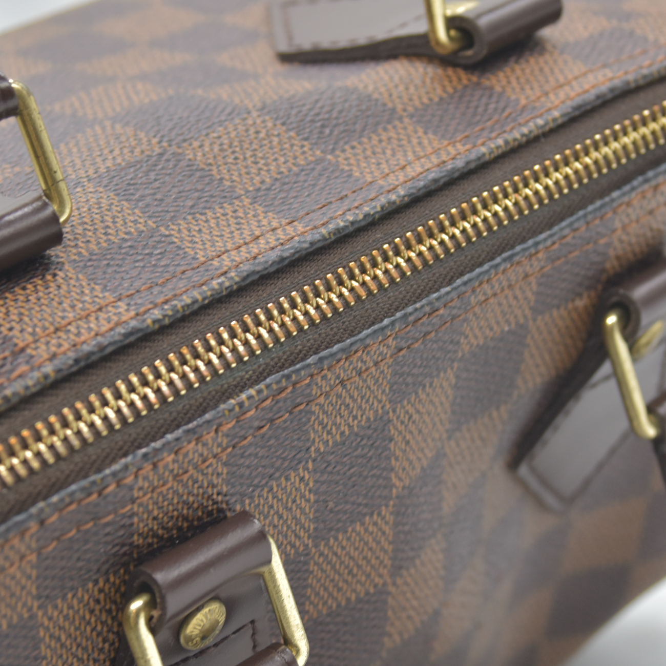 $1490 2006 Louis Vuitton Damier Ebene Speedy 25 SD0066
