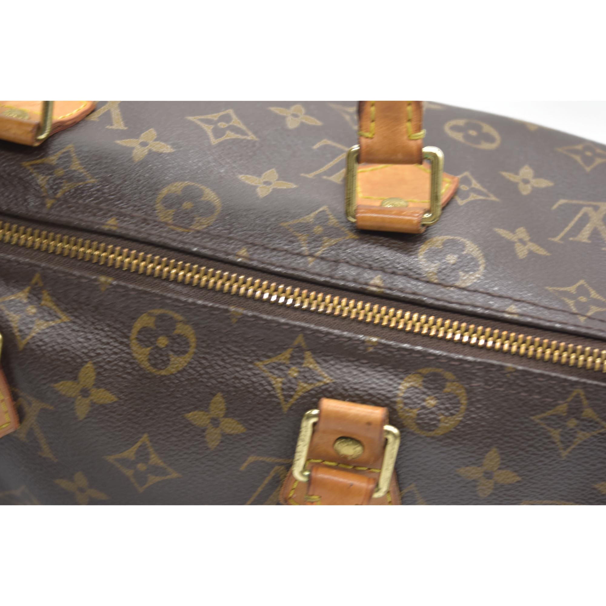 $1730 Louis Vuitton  Monogram Speedy 35 SD1007