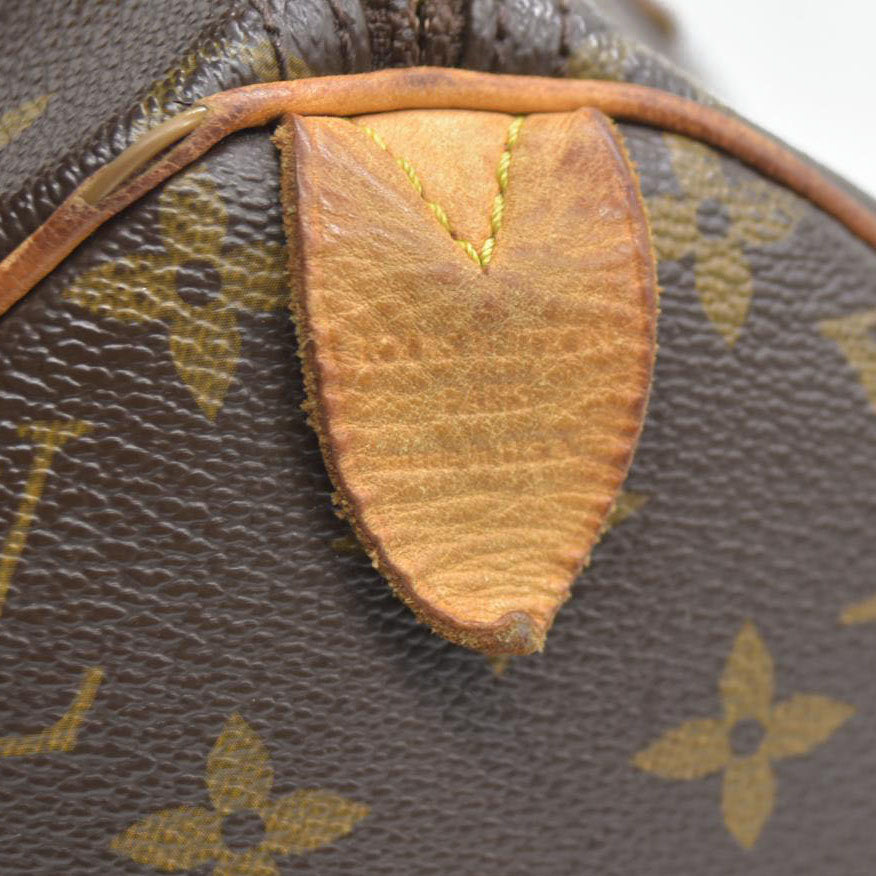 $1730 Louis Vuitton  Monogram Speedy 35 SD1007