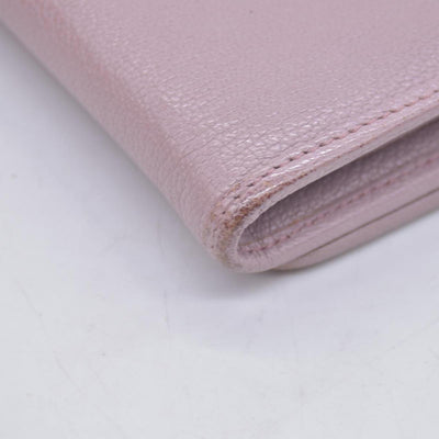 Loewe  Leather Continental Wallet Beige CONSIGNMENT