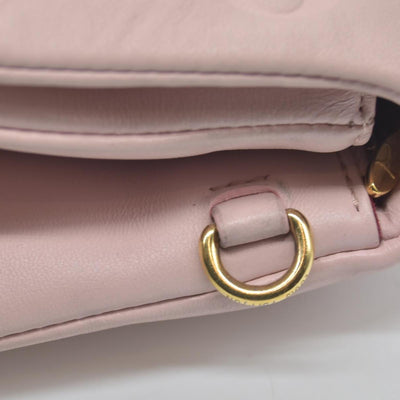 $2840 Louis Vuitton Monogram Embossed Pochette Coussin