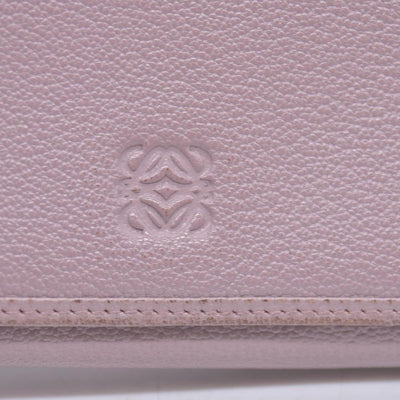 Loewe  Leather Continental Wallet Beige CONSIGNMENT