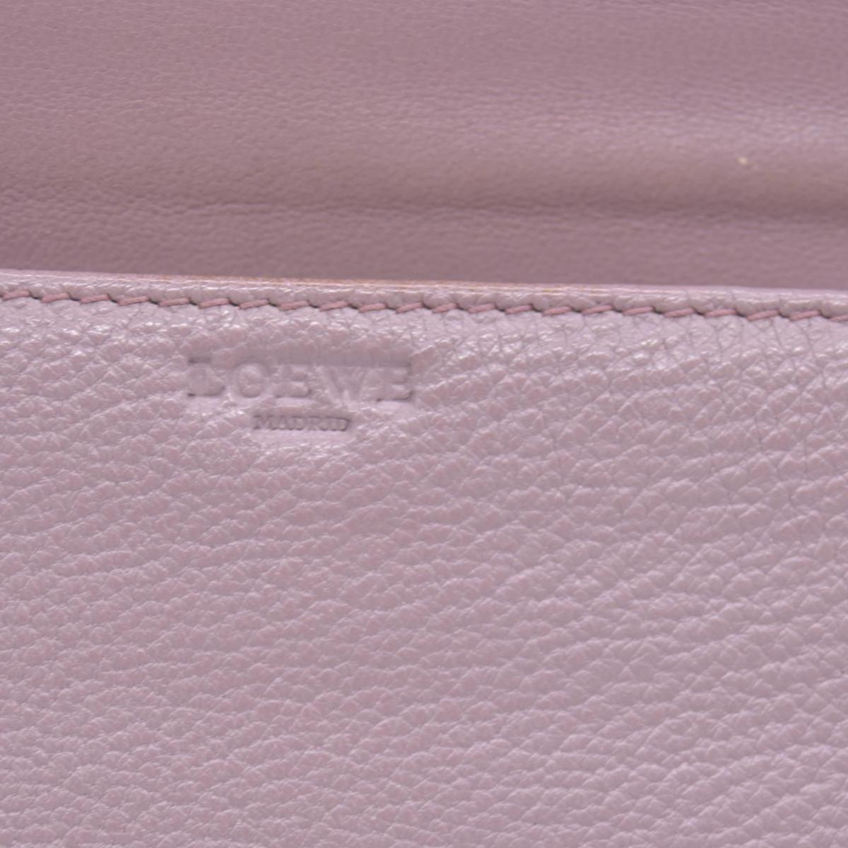 Loewe  Leather Continental Wallet Beige CONSIGNMENT