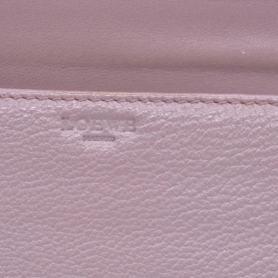 Loewe  Leather Continental Wallet Beige CONSIGNMENT