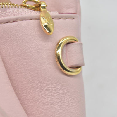 $2840 Louis Vuitton Monogram Embossed Pochette Coussin