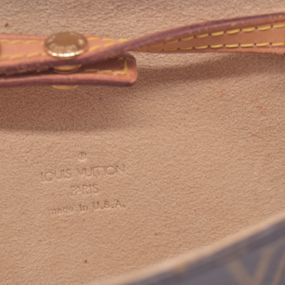 $630 1999 Louis Vuitton Monogram Pochette Twin PM Shoulder Bag Pouch (SD1909)