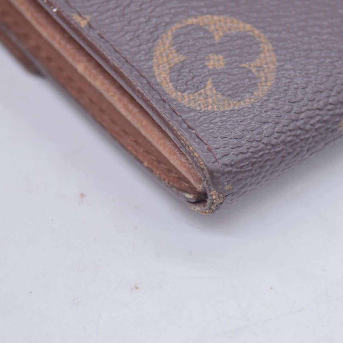 $800 1998 Louis Vuitton Monogram Portefeiulle Sarah Long Bifold Wallet Brown CONSIGNMENT TH0978