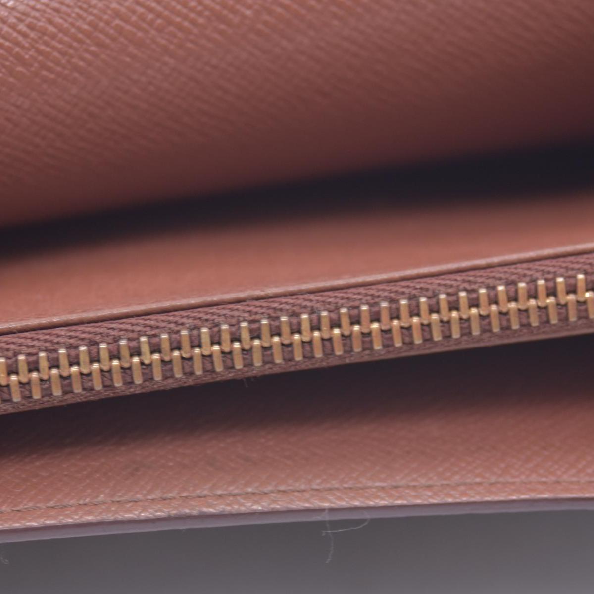 $800 1998 Louis Vuitton Monogram Portefeiulle Sarah Long Bifold Wallet Brown CONSIGNMENT TH0978