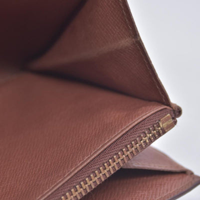 $800 1998 Louis Vuitton Monogram Portefeiulle Sarah Long Bifold Wallet Brown CONSIGNMENT TH0978