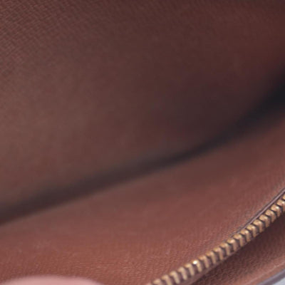 $800 1998 Louis Vuitton Monogram Portefeiulle Sarah Long Bifold Wallet Brown CONSIGNMENT TH0978
