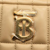 BURBERRY Calfskin Quilted Small Lola Camera Bag Beige
