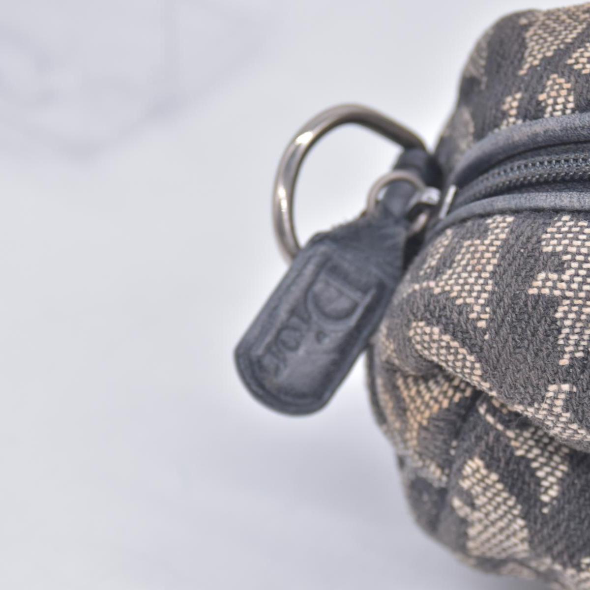 Christian Dior Monogram Pencil Pouch Blue Beige CONSIGNMENT