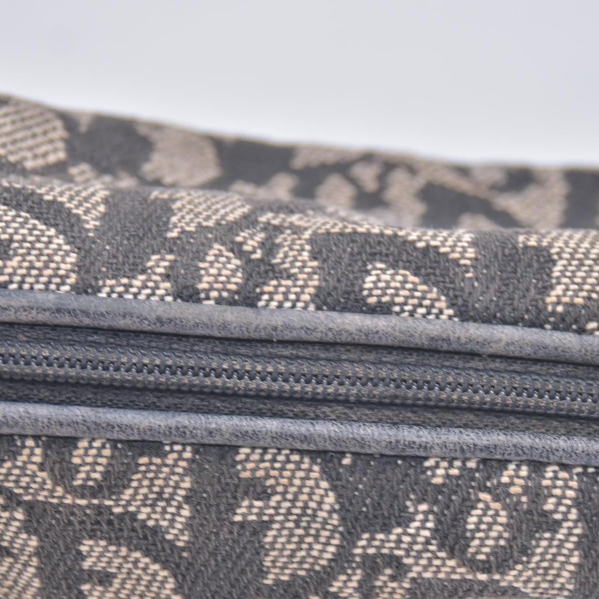 Christian Dior Monogram Pencil Pouch Blue Beige CONSIGNMENT
