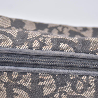 Christian Dior Monogram Pencil Pouch Blue Beige CONSIGNMENT