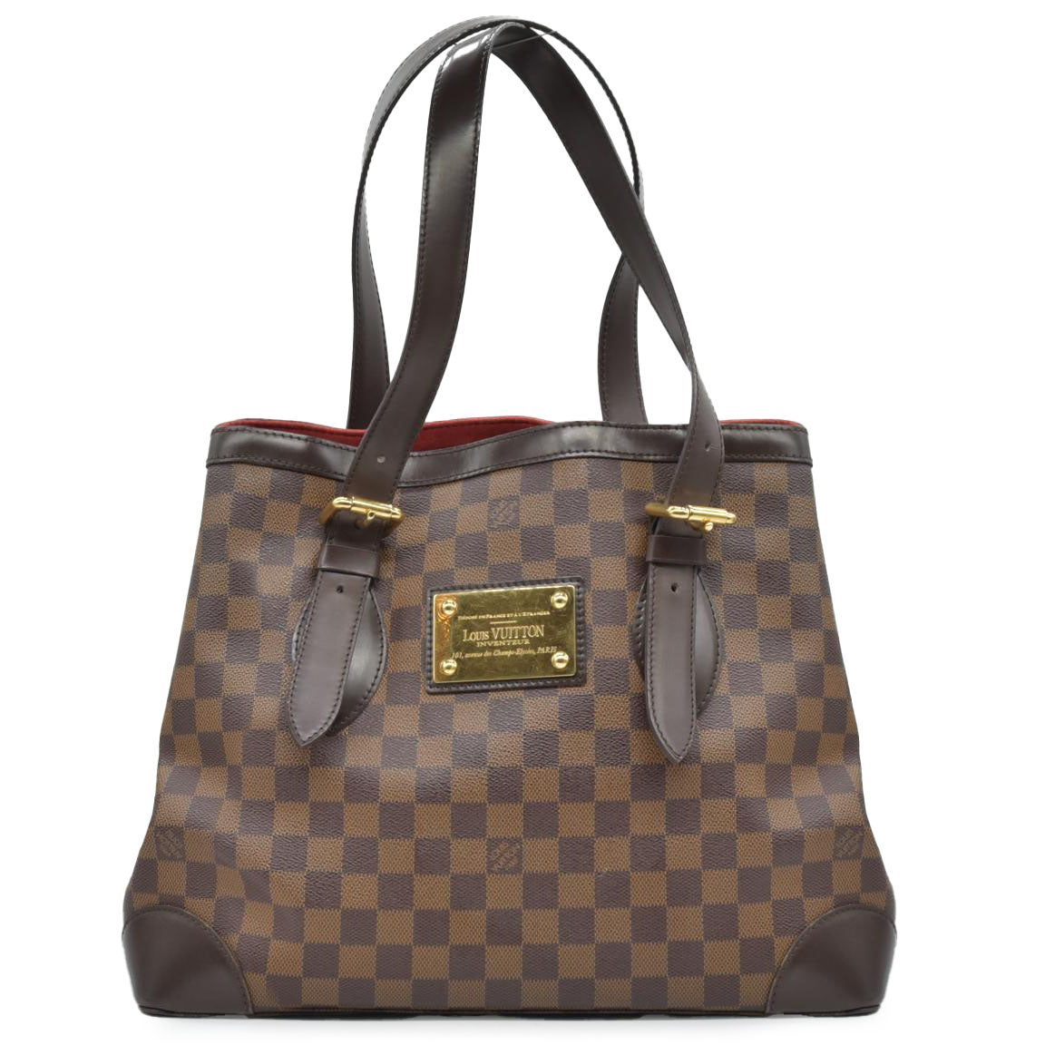 $1880 Louis Vuitton Damier Ebene Hampstead MM CONSIGNMENT
