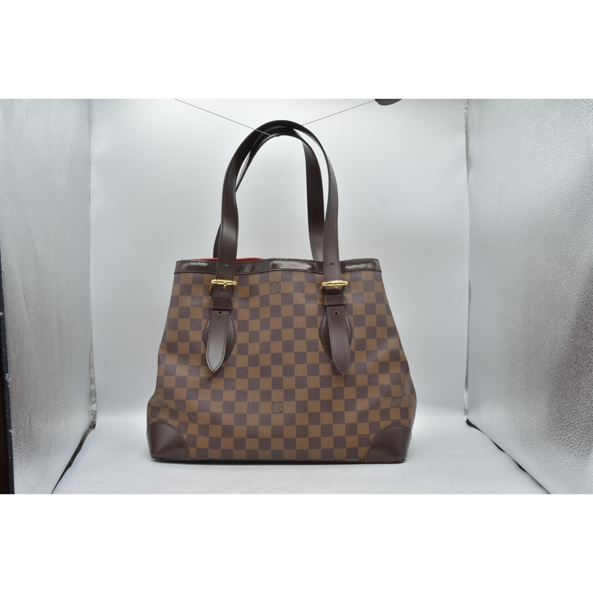 $1880 Louis Vuitton Damier Ebene Hampstead MM CONSIGNMENT