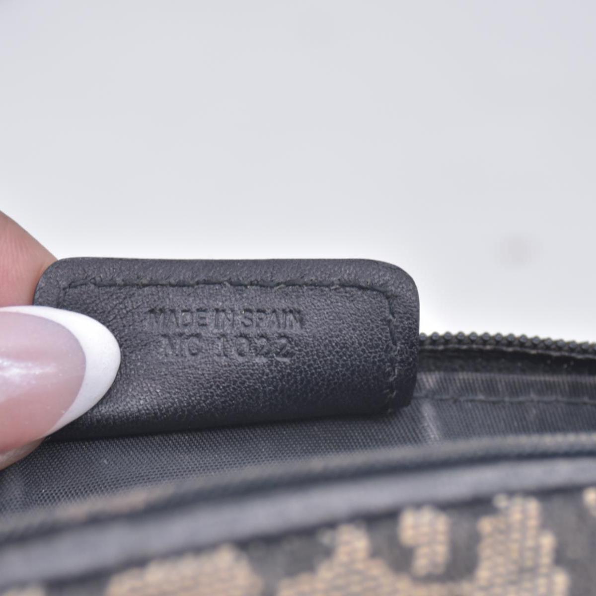 Christian Dior Monogram Pencil Pouch Blue Beige CONSIGNMENT