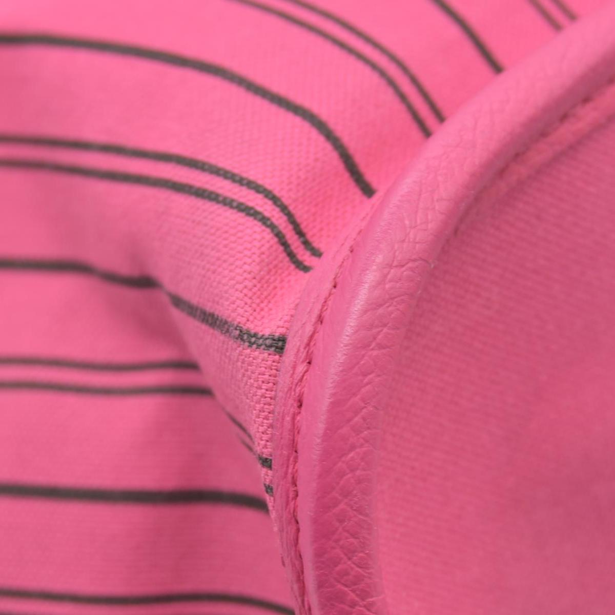 $2450 Louis Vuitton REVERSIBLE Neverfull Bandoulière Inside Out MM Rose Pondichery