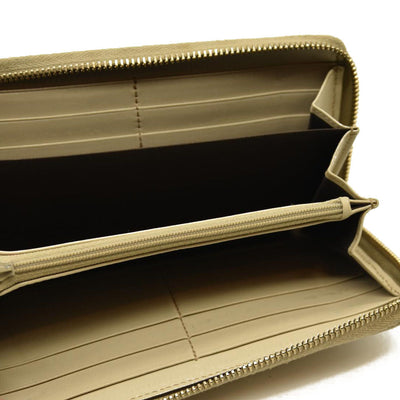 Gucci  Guccissima Large Twins Zip Around Off White $660