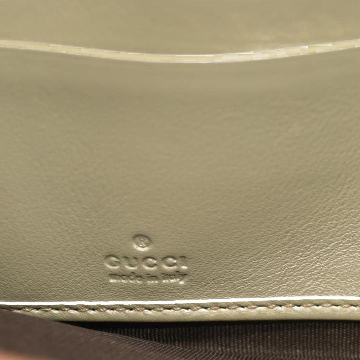 Gucci  Guccissima Large Twins Zip Around Off White $660