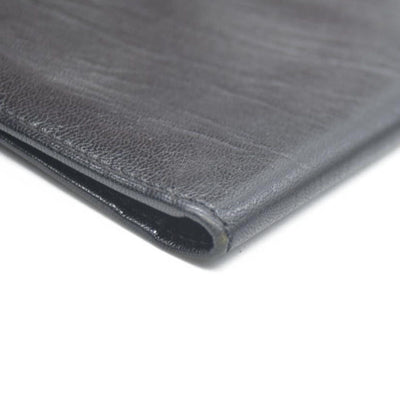 Dolce&Gabbana Leather Long Bifold Wallet Black