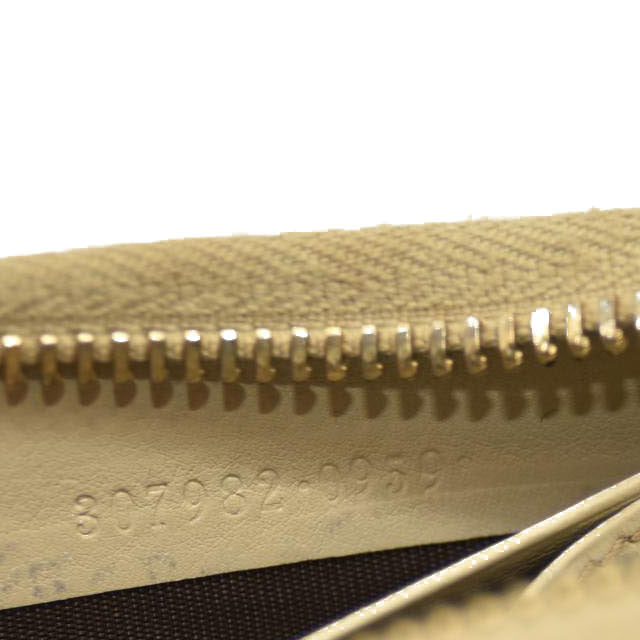 Gucci  Guccissima Large Twins Zip Around Off White $660