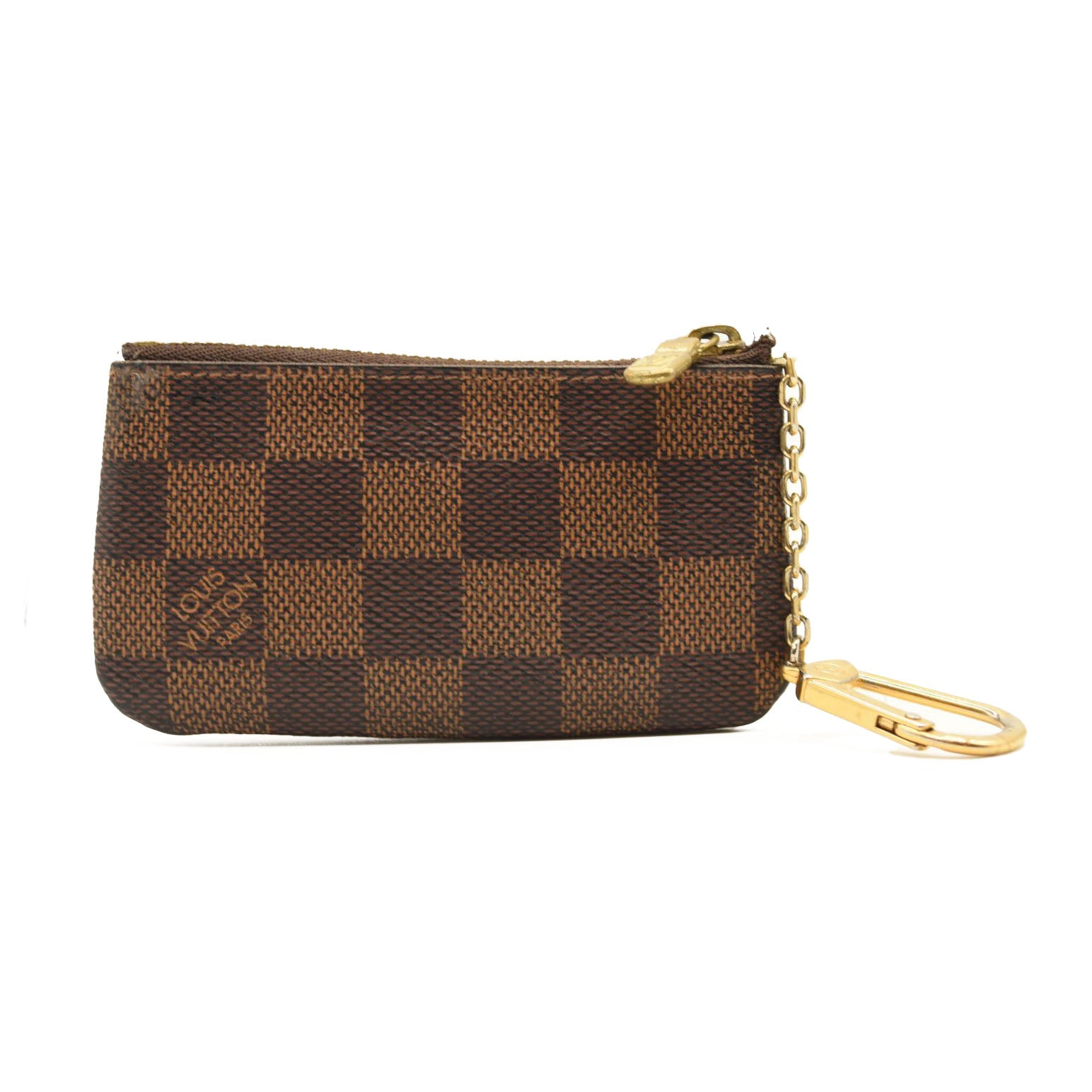 LOUIS VUITTON Damier Ebene Key Pouch