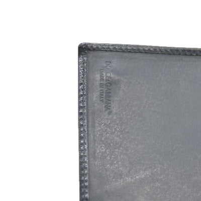 Dolce&Gabbana Leather Long Bifold Wallet Black