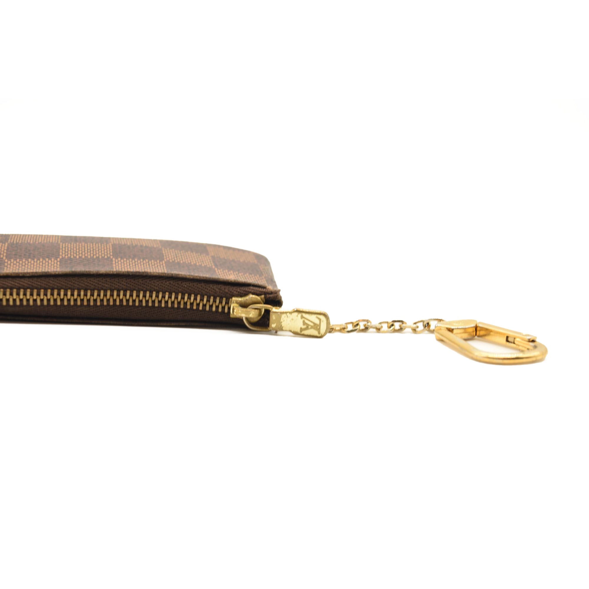 LOUIS VUITTON Damier Ebene Key Pouch