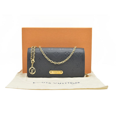 $1890 Louis Vuitton LV Monogram Lily Wallet on Chain