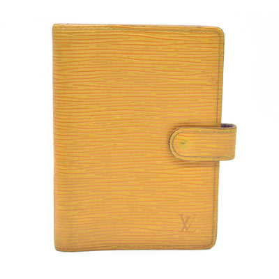Louis Vuitton Epi Agenda PM Leather Notebook Cover Yellow