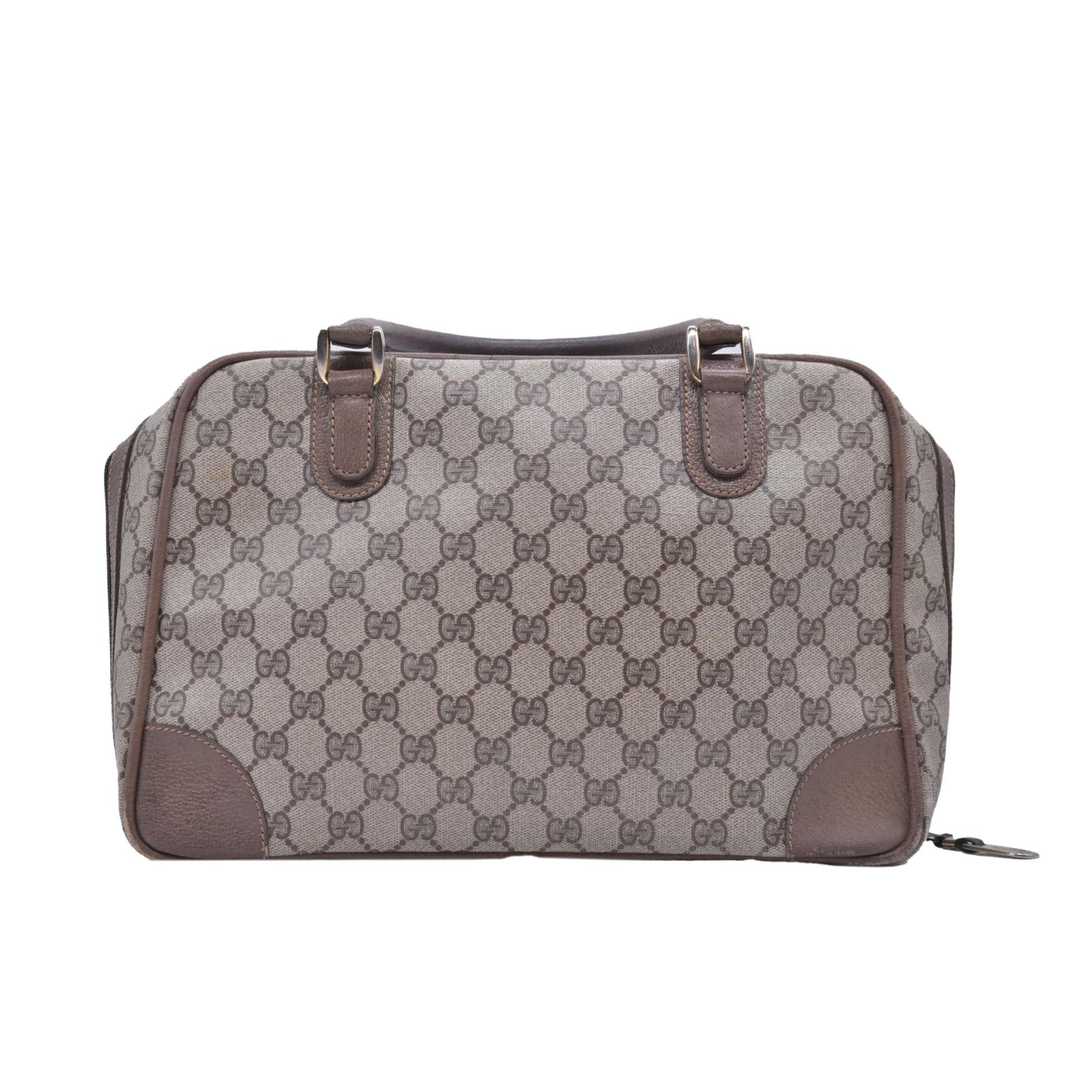 Gucci top handle messenger monogram vintage