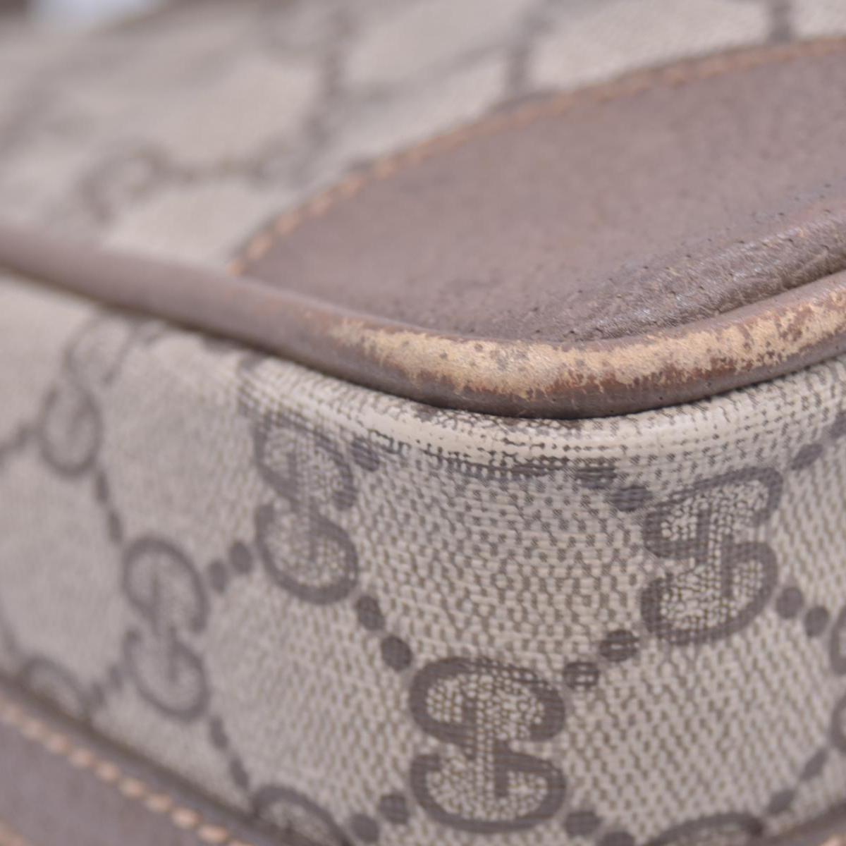 Gucci top handle messenger monogram vintage