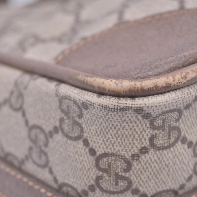 Gucci top handle messenger monogram vintage
