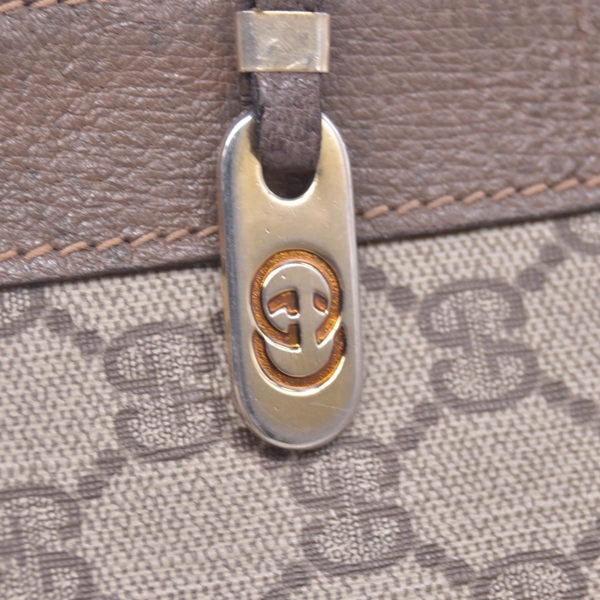 Gucci top handle messenger monogram vintage