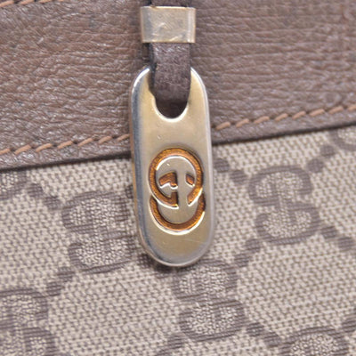 Gucci top handle messenger monogram vintage