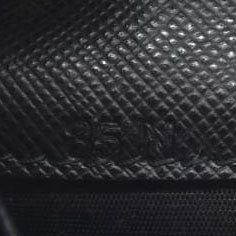 AUCTION $1450 Prada Saffiano Mini Cahier Crossbody Bag Black