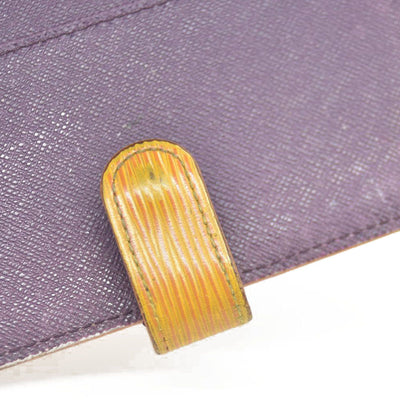 Louis Vuitton Epi Agenda PM Leather Notebook Cover Yellow