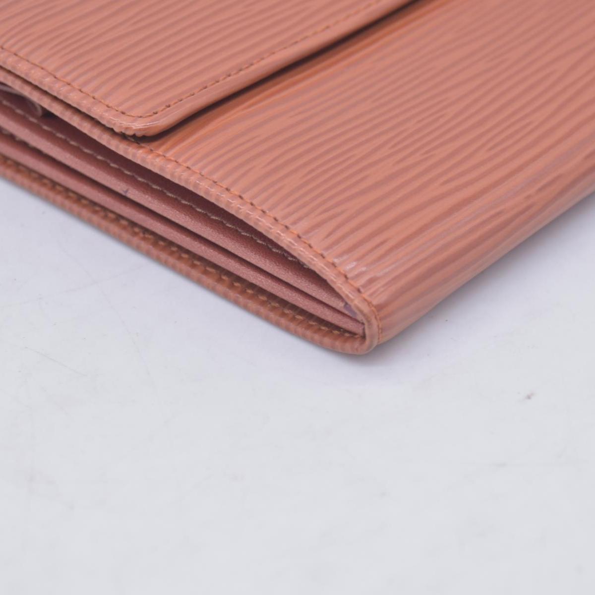 $680 LOUIS VUITTON Epi Leather Porte-Feuille Long Wallet Cognac CONSIGNMENT 10021509