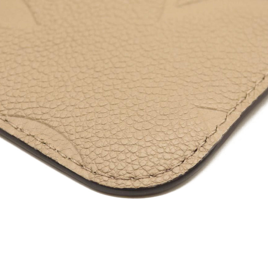 LOUIS VUITTON Empreinte Monogram Giant Neverfull MM Pochette Tourterelle