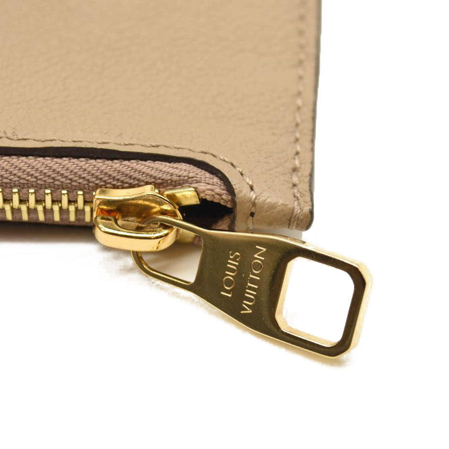 LOUIS VUITTON Empreinte Monogram Giant Neverfull MM Pochette Tourterelle