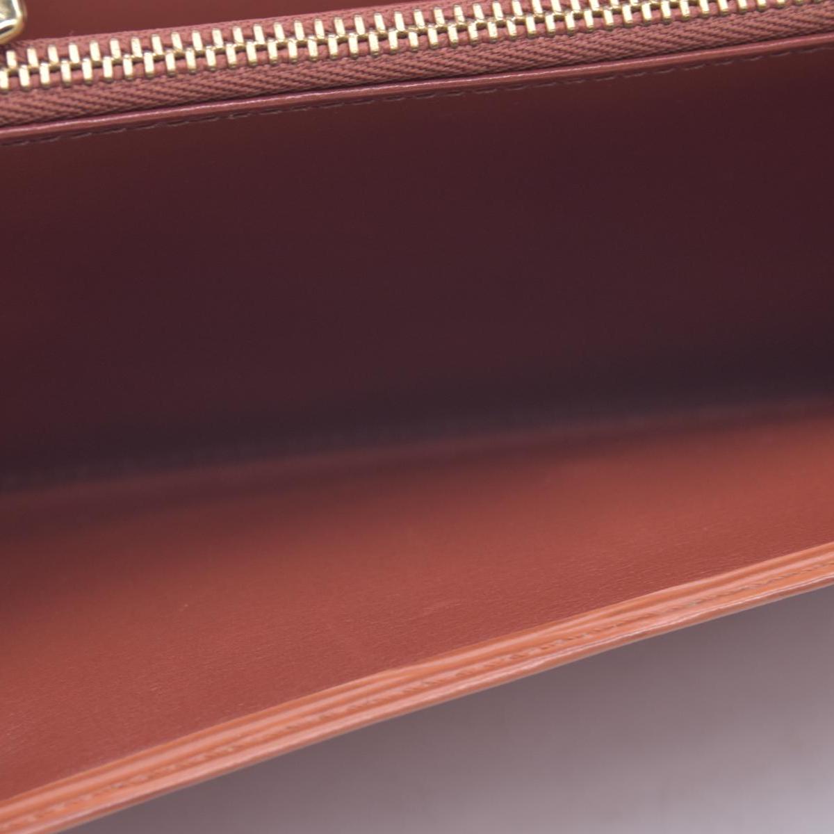 $680 LOUIS VUITTON Epi Leather Porte-Feuille Long Wallet Cognac CONSIGNMENT 10021509
